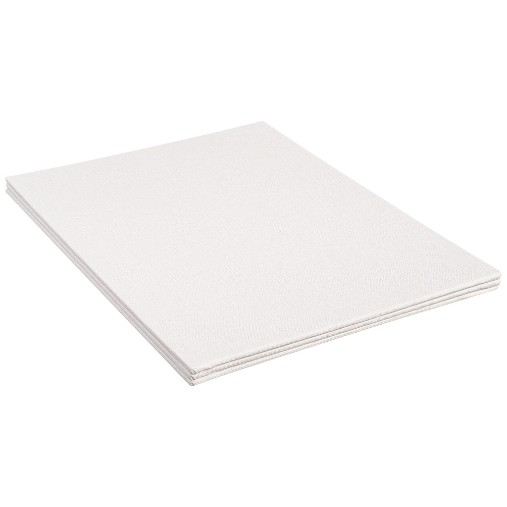 Canvas Panels, White, 9" x 12", 3 Per Pack, 2 Packs