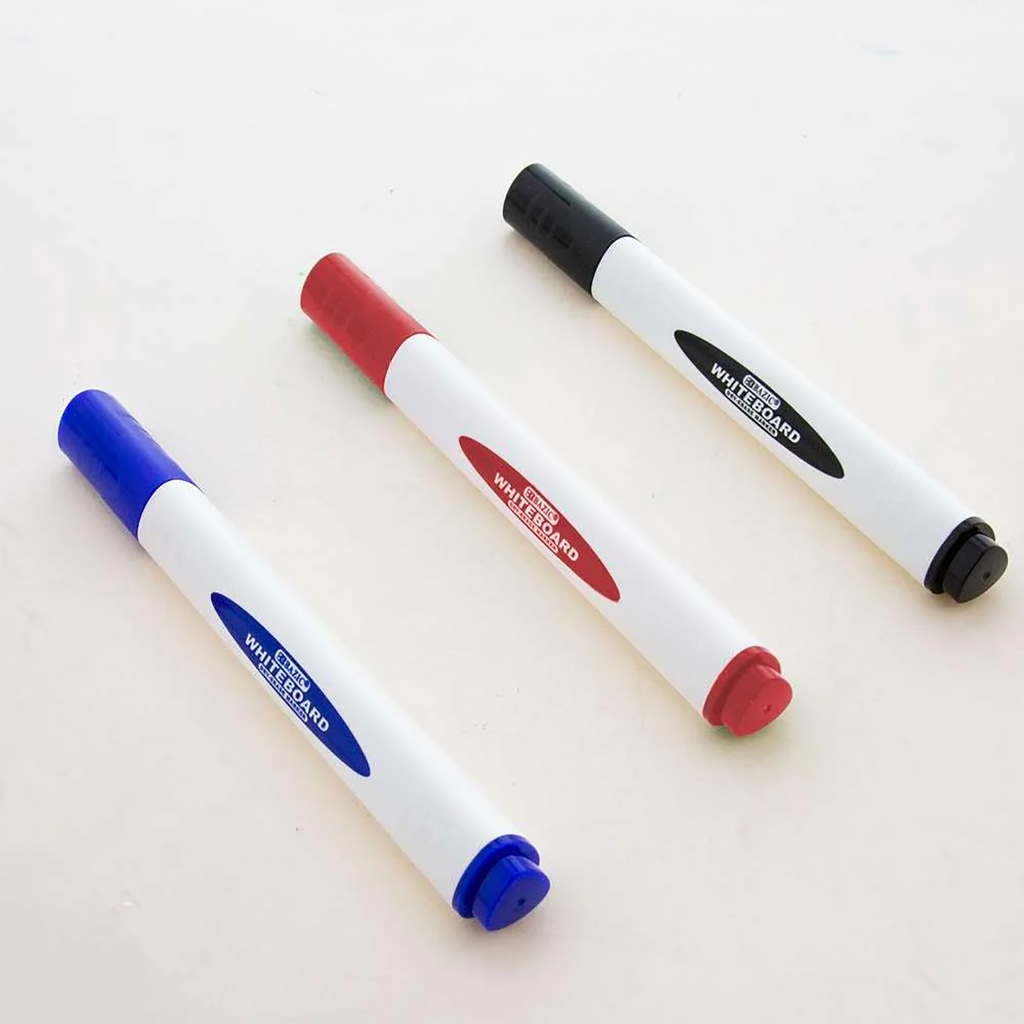 Triangle Chisel Tip Assorted Dry-Erase Markers Set of 3