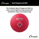16" Red Playground Ball