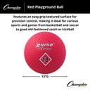 13" Red Playground Ball