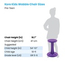 Kids Kore Wobble Chair 18.7 Inch