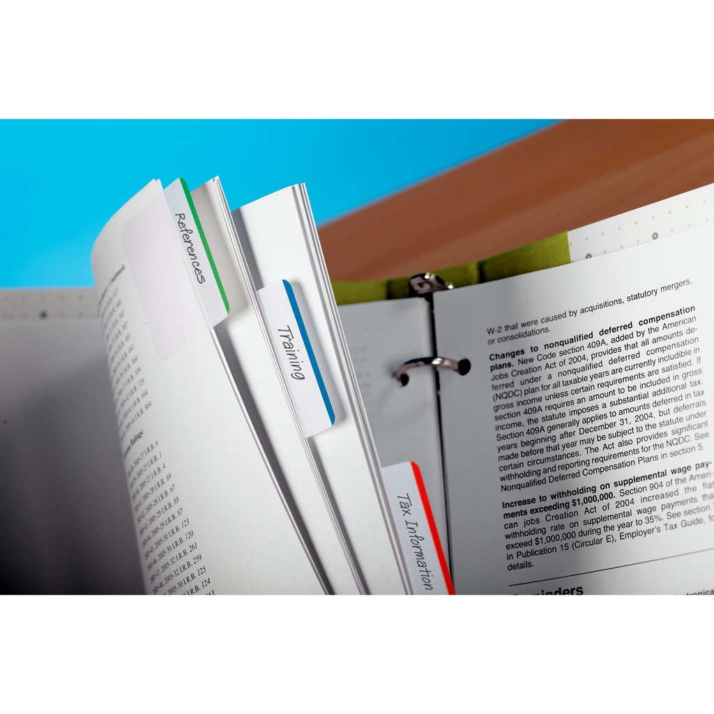 Assorted Colors Post it Durable Blank Tabs