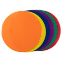 10" Round Poly Spot Markers - 6 Assorted Colors