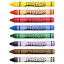 96 Large Crayons in 8 Colors 