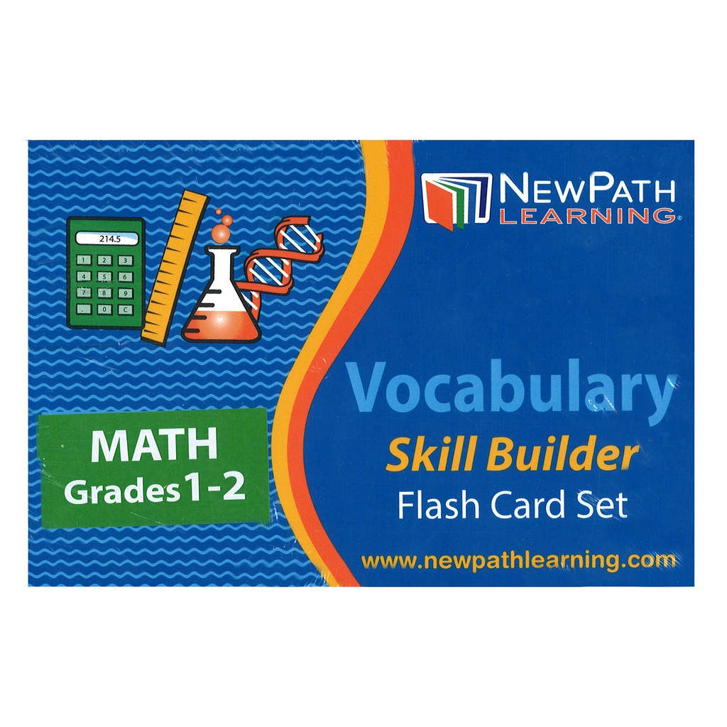Math Vocabulary Flash Cards, Grades 1-2