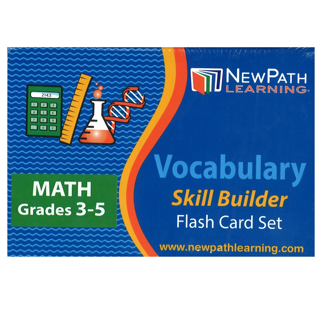Math Vocabulary Flash Cards, Grades 3-5