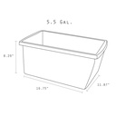 Medium Classroom Storage Bin Red Each