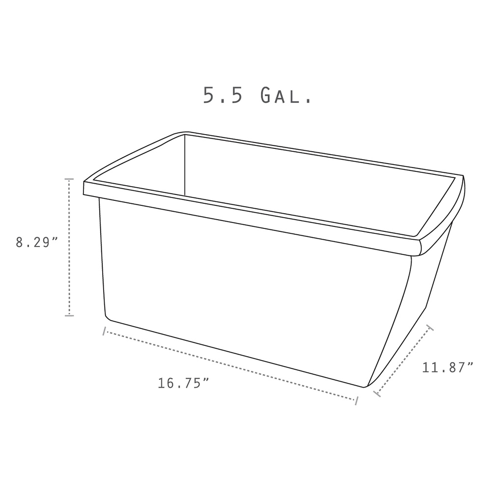 Medium Classroom Storage Bin Yellow Each