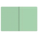 Green Dual Ruled Composition Book