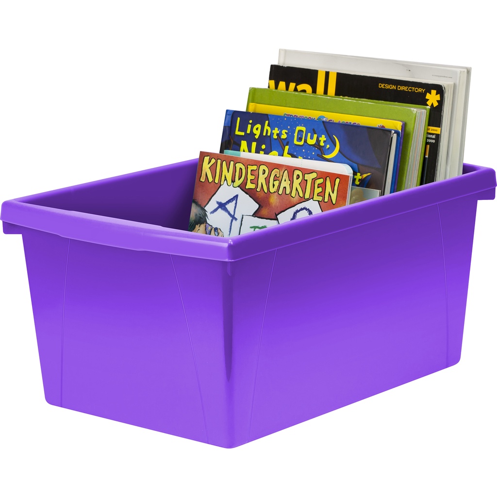 Medium Classroom Storage Bin Purple Each