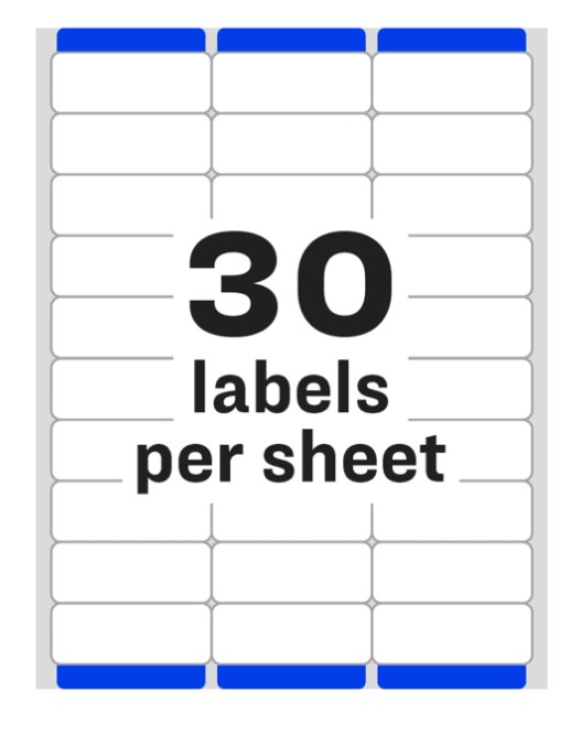 Avery Easy Peel Address Labels with SureFeed 1" x 2-5/8"