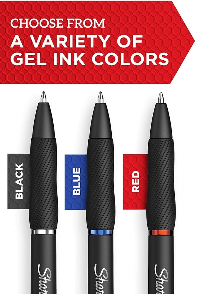 4ct Sharpie S-Gel Pens 7 MM Business Assortment