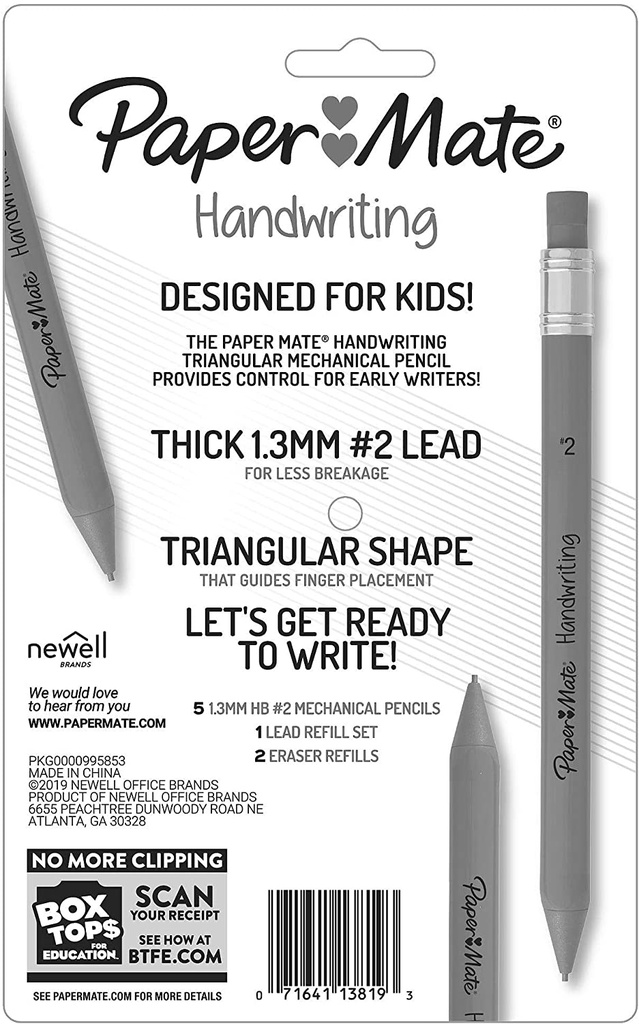 Paper Mate Handwriting Mechanical Pencil Set 2 Lead 1.3 mm