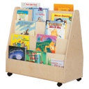 Contender Mobile Double Sided Book Display Fully Assembled with Casters