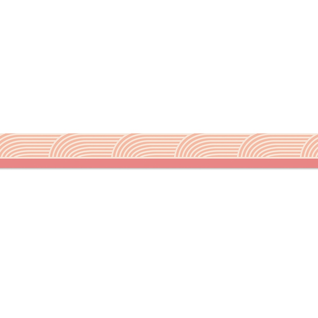 True to You Coral Wave Straight Bulletin Board Borders