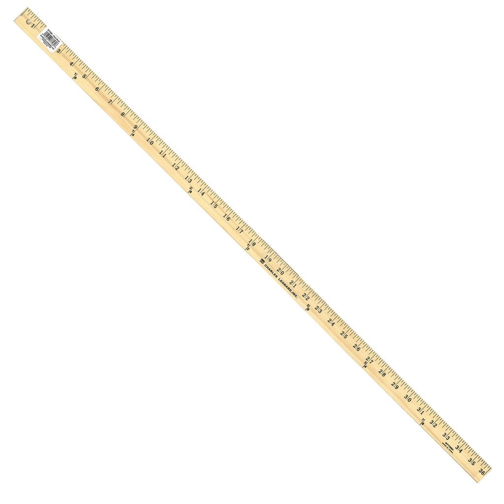 Wooden Yardstick, Pack of 12