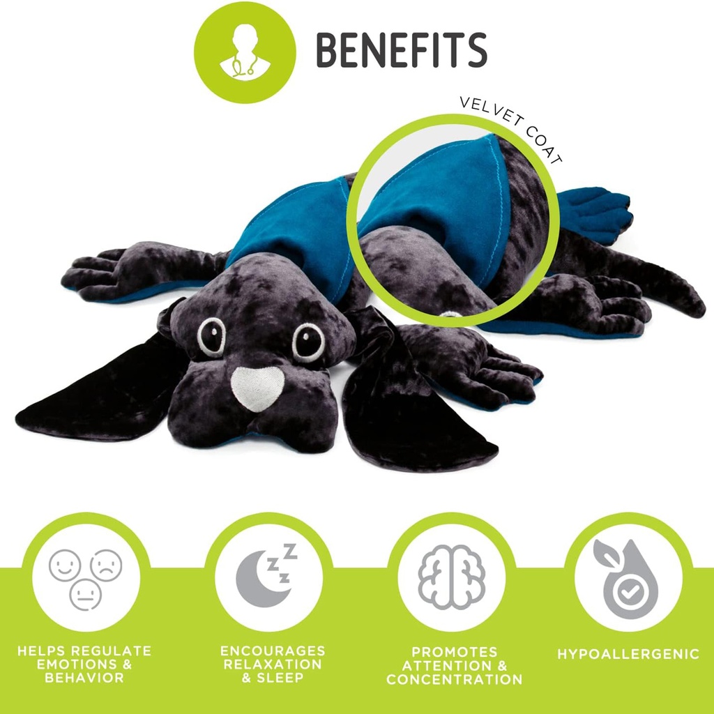 Manimo Weighted Blue Dog - 2.2 lb