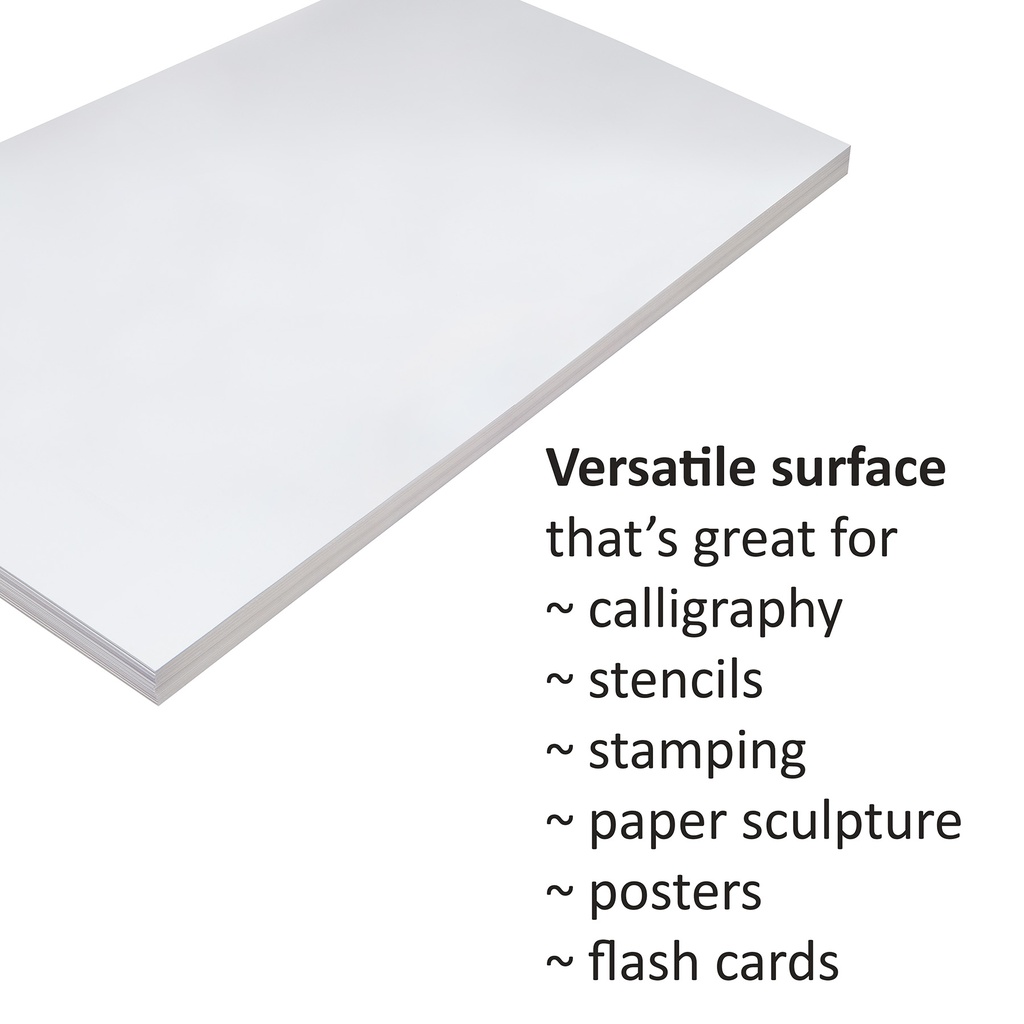 12x18 Medium Weight White Tag 100 Count Pack