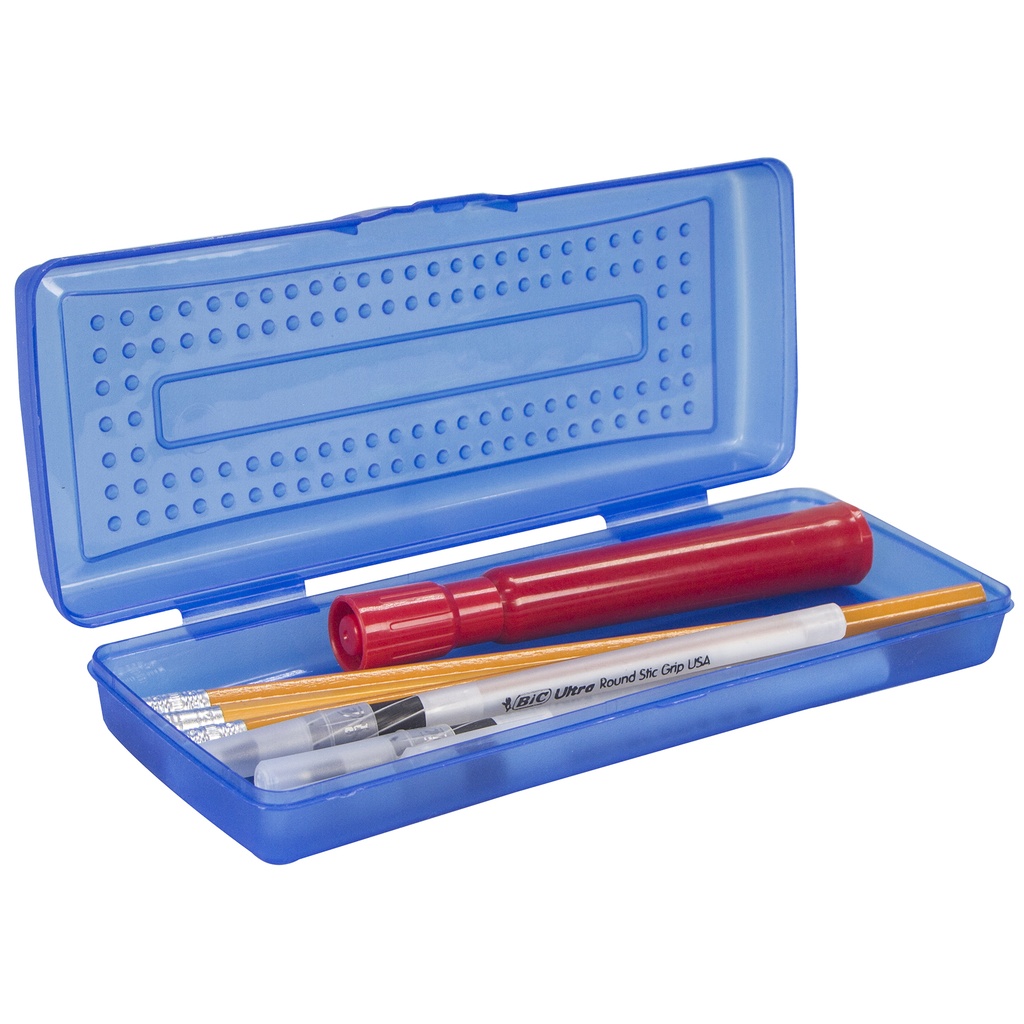 Single Mini Pencil Storage Case Assorted Colors