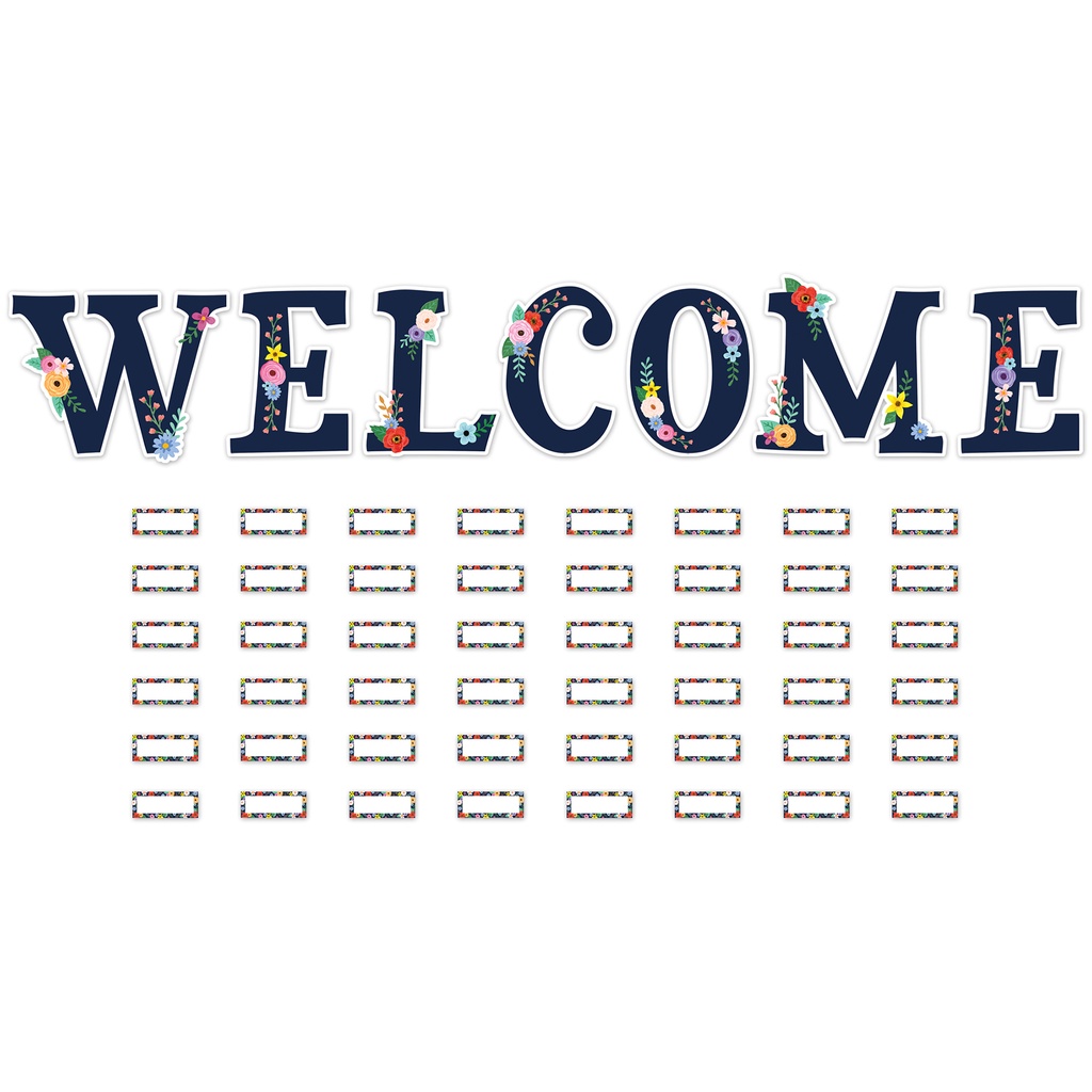 Wildflowers Welcome Bulletin Board