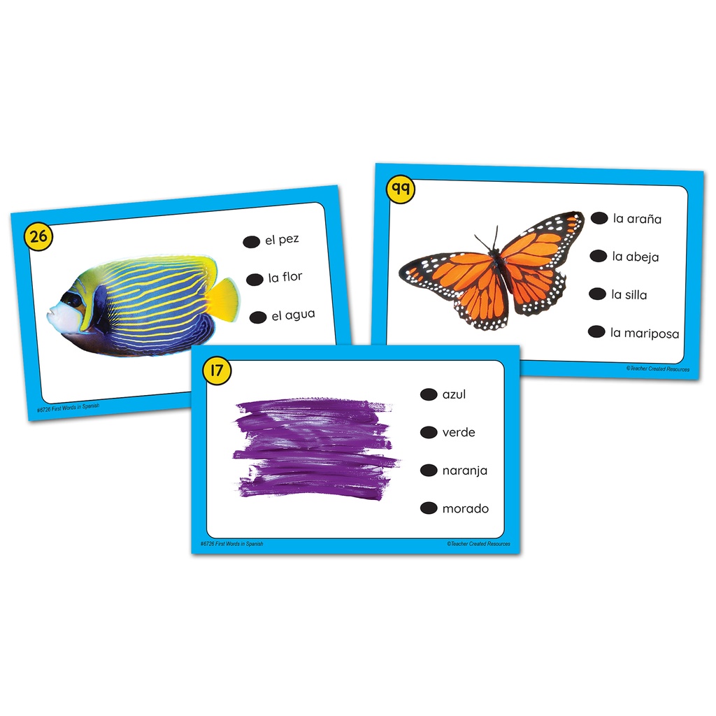 Power Pen Learning Cards: First Words In Spanish