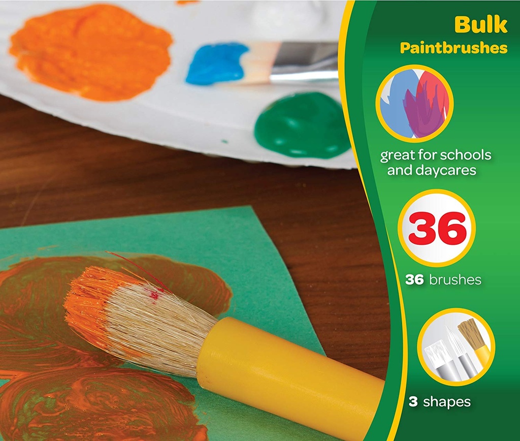 Crayola Large Variety Paint Brush Classpack