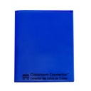 15ct Blue Classroom Connector Multi Pocket Folders