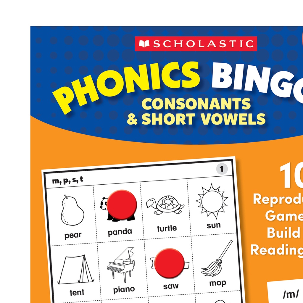 Phonics Bingo! Consonants & Short Vowels
