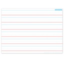 Smart Poly® PosterMat Pals™ Space Savers, 13" x 9-1/2", Handwriting 1", Pack of 10