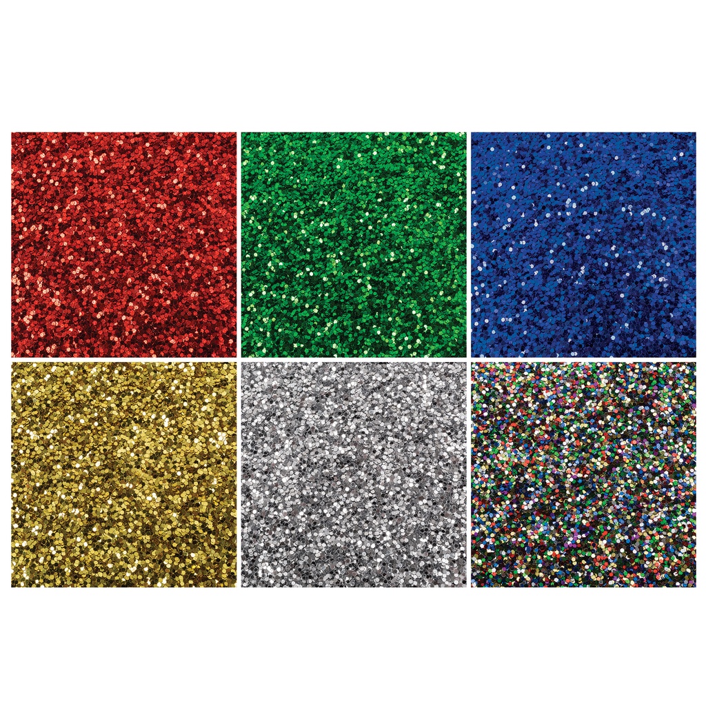 6ct Assorted 4oz Glitter                Pack