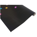 Better Than Paper® Colorful Confetti on Black Bulletin Board Roll Pack of 4