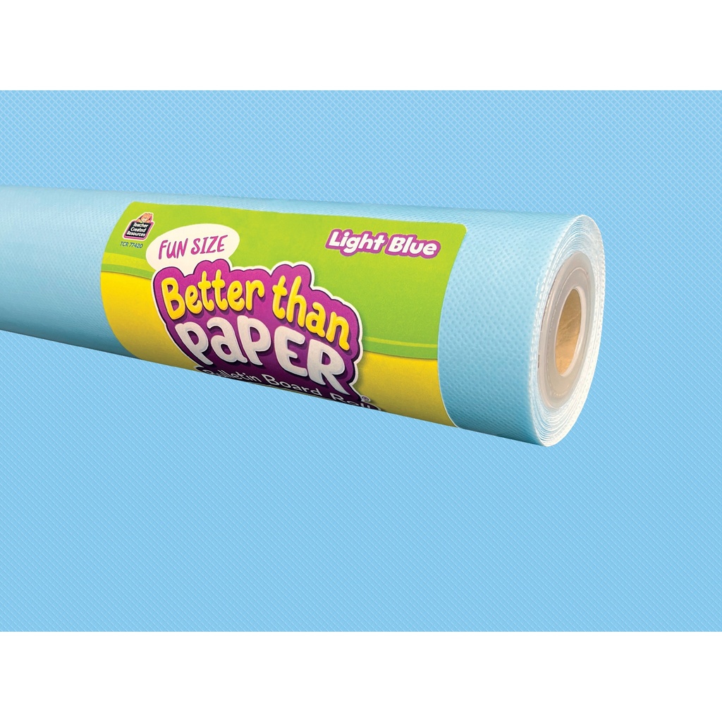 Better Than Paper® Light Blue Bulletin Board Roll Pack of 4