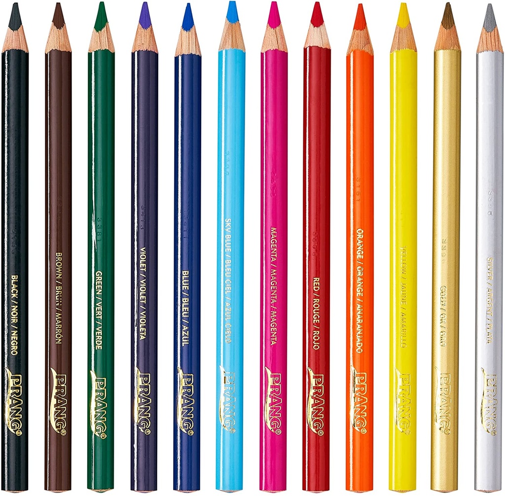 Prang Large Triangular Colored Pencils