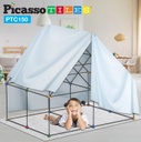 PicassoTiles 150 Piece Fort Building Kit