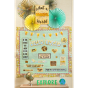 Travel the Map Mini Bulletin Board