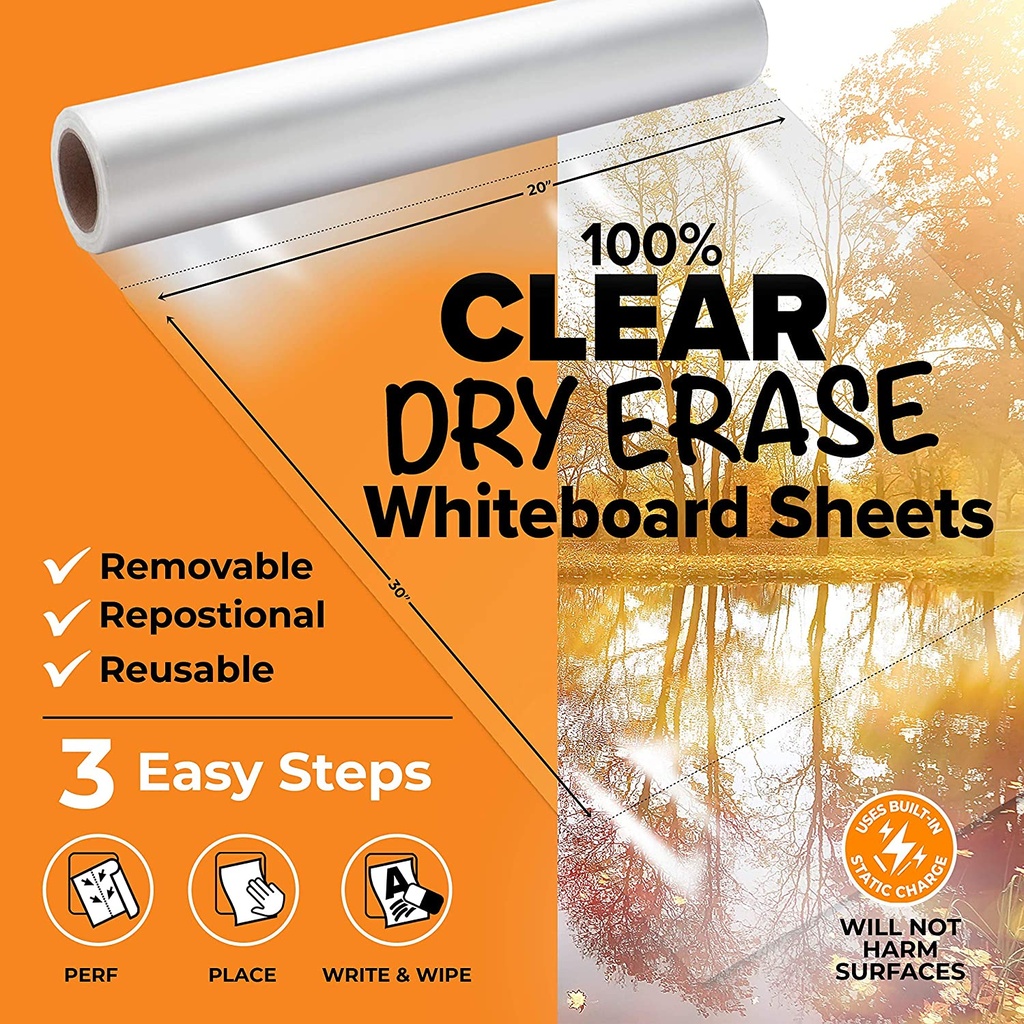 Clingers Cling-rite White Dry Erase Kit