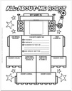 Graphic Organizer Posters: All-About-Me Robot: Grades K-2