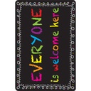 Chalk Loop Everyone is Welcome Here Computer Mouse Pad 8" x 10"
