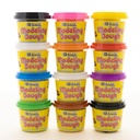 4 Color 4 oz Primary Color Modeling Dough 6 Packs