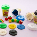 Multi Color 2 oz. Modeling Dough Pack of 6