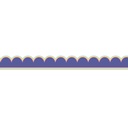 We Stick Together Pop of Purple Scalloped Bulletin Board Borders