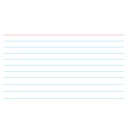 White 3" x 5" Index Cards Pack of 100