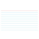 White 3" x 5" Index Cards 12 Packs of 100