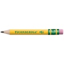 My First® Yellow Large Triangle Barrel Short Wooden Sharpened Pencils with Eraser 12 Count