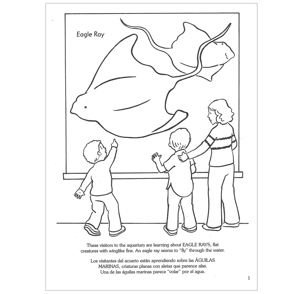 At The Aquarium Coloring Book