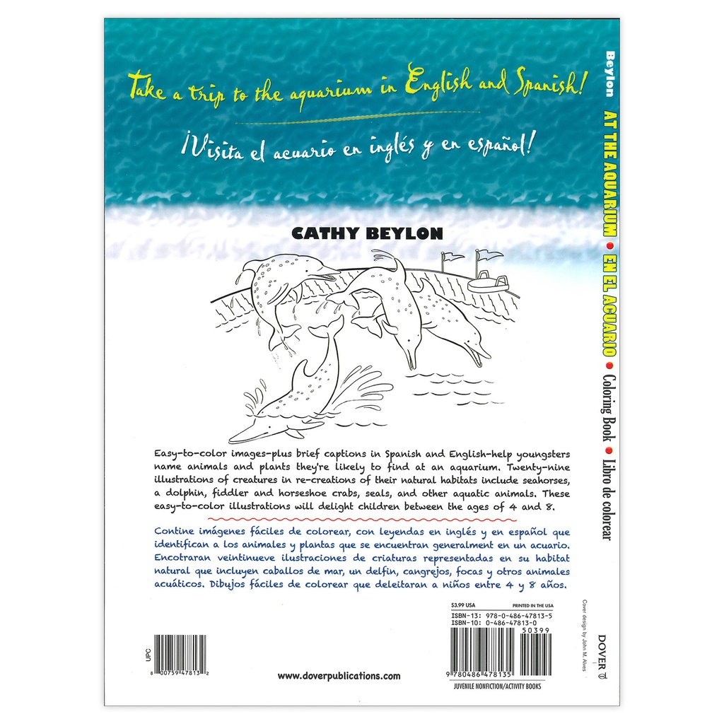 At The Aquarium Coloring Book