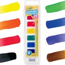 8 Pan Crayola Washable Watercolor Ea