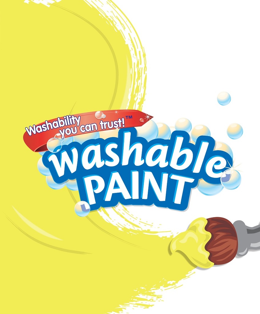 128oz Yellow Crayola Washable Paint     Ea
