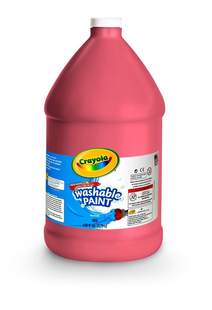 Crayola 1 Gal Washable Paint - Red