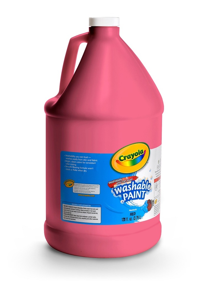 128oz Red Crayola Washable Paint        Ea